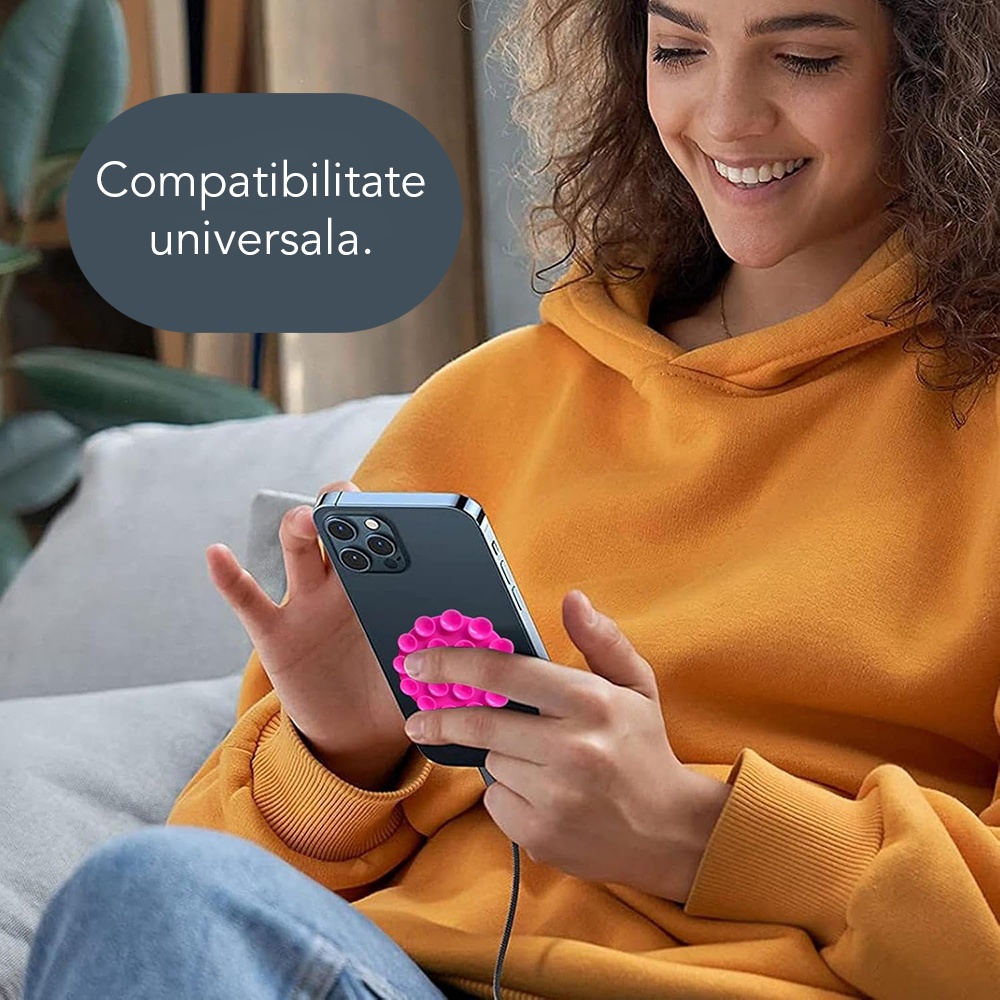 Suport birou pentru telefon Techsuit din Silicon - Moboid.ro