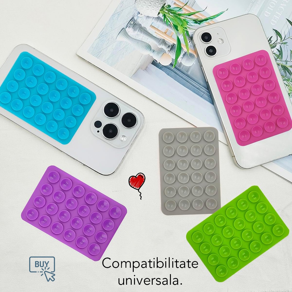 Suport birou pentru telefon Techsuit din Silicon - Moboid.ro