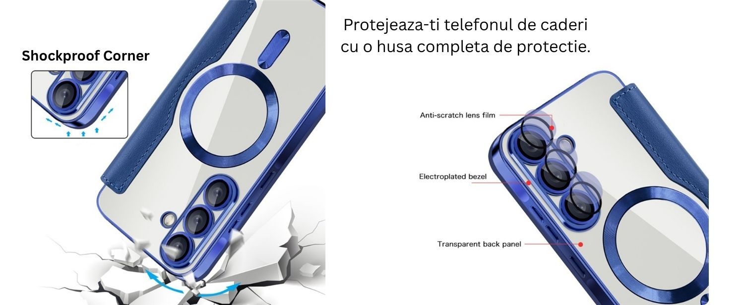 Husa telefon Techsuit din Piele ecologica - Moboid.ro