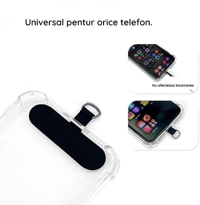 Snur/strap/lanyard telefon Techsuit din Metal - Moboid.ro