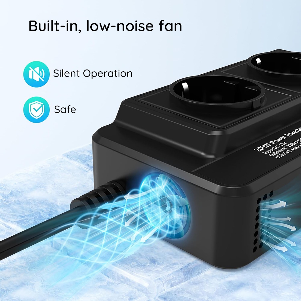 Invertor auto Techsuit din Aluminiu - Moboid.ro