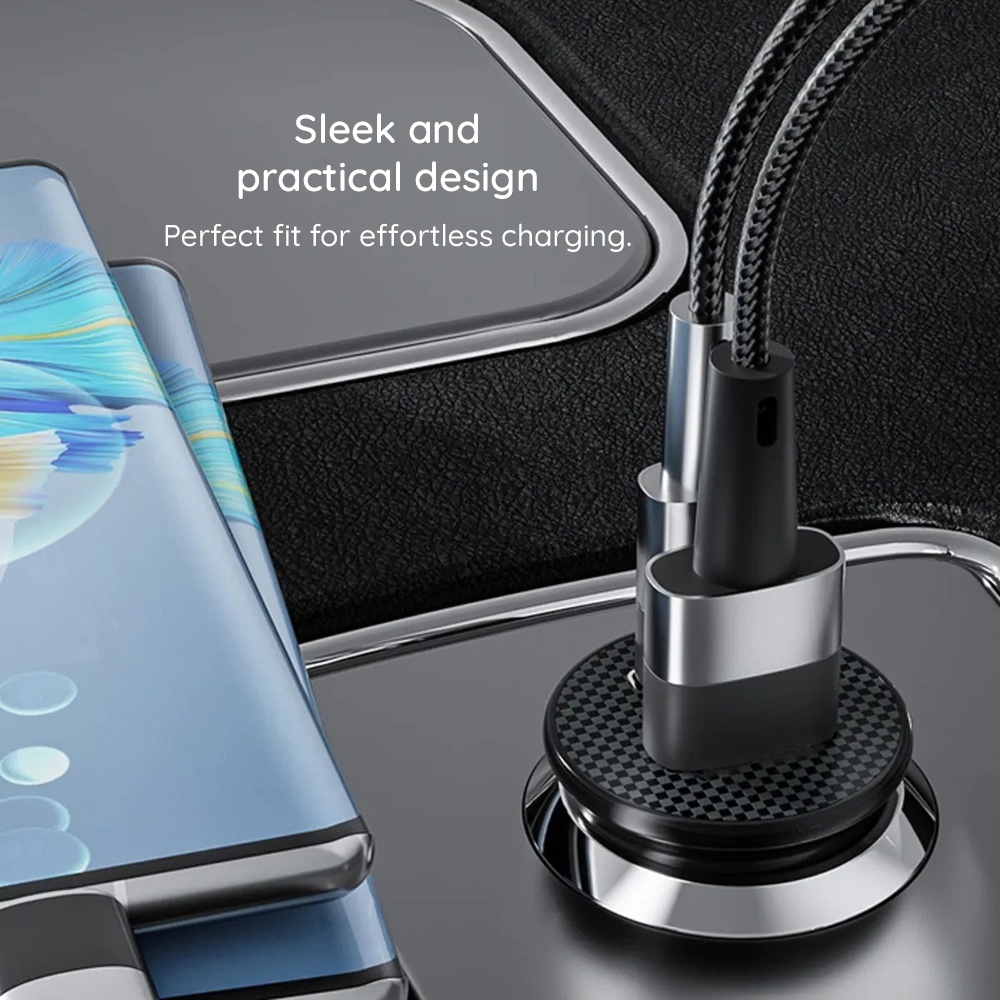 Incarcator auto Techsuit din ABS - Moboid.ro