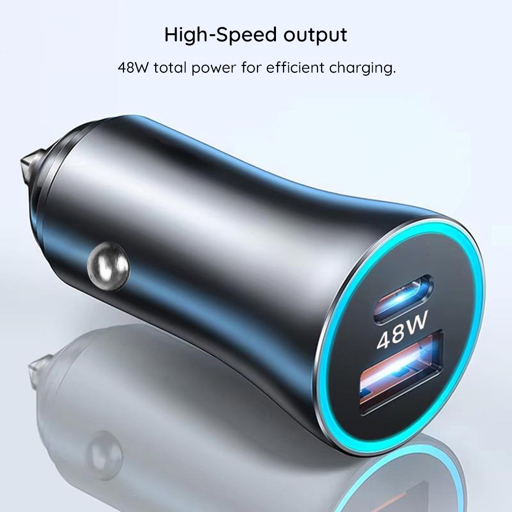Incarcator auto Techsuit din ABS - Moboid.ro
