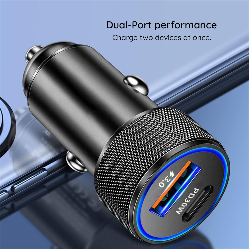 Incarcator auto Techsuit din ABS - Moboid.ro