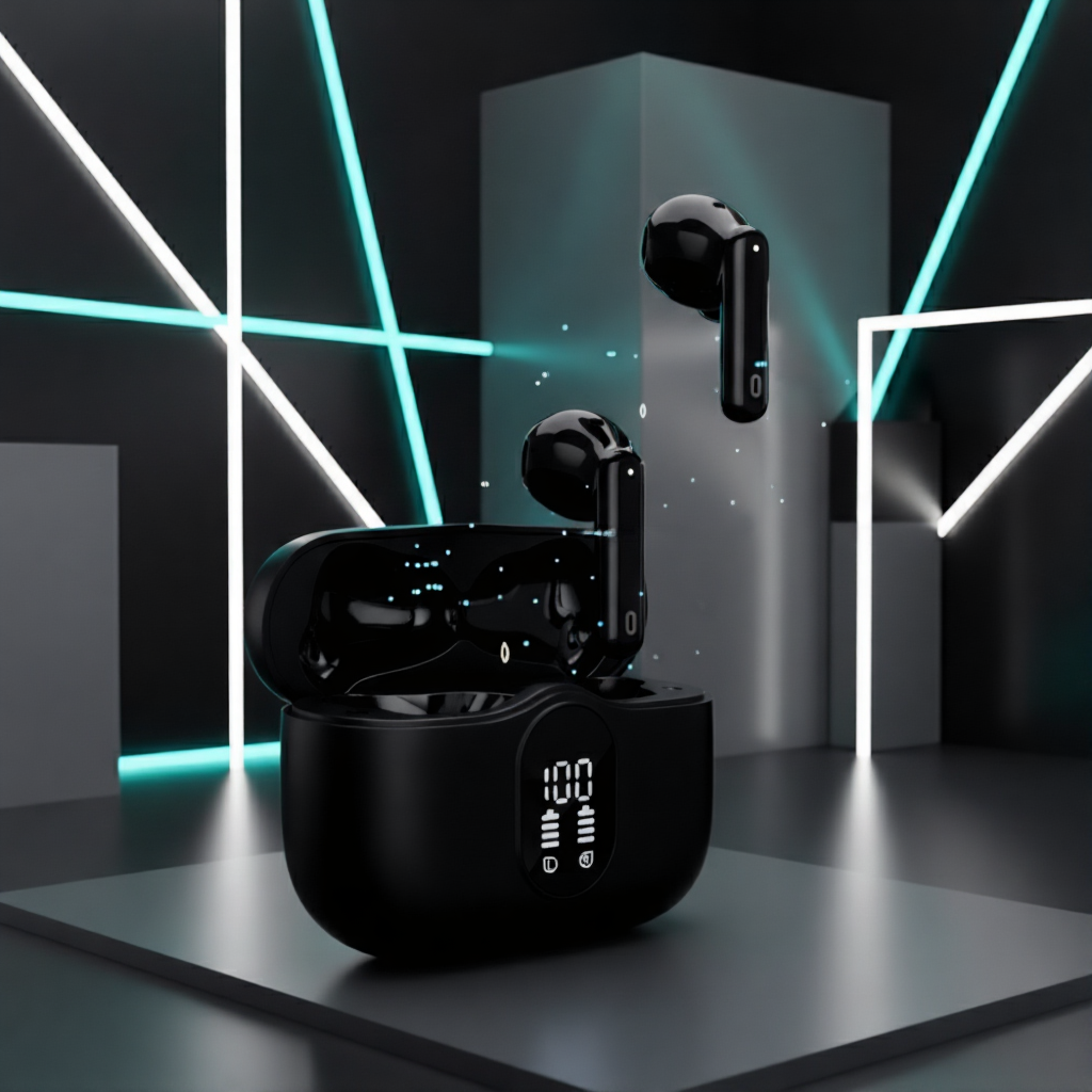 Casti wireless Techsuit din Policarbonat - Moboid.ro