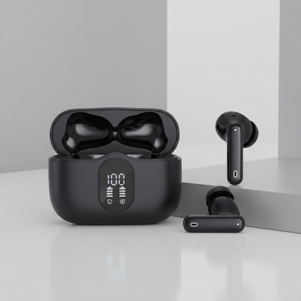 Casti wireless Techsuit din ABS - Moboid.ro