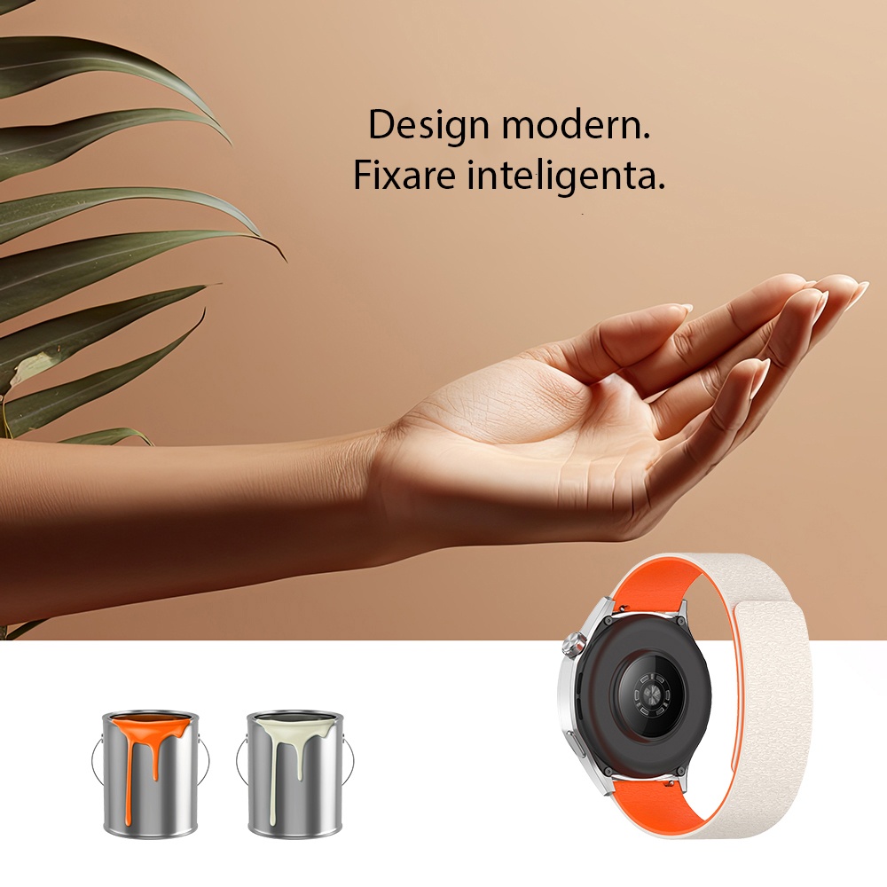 Curea smartwatch Techsuit din Silicon - Moboid.ro