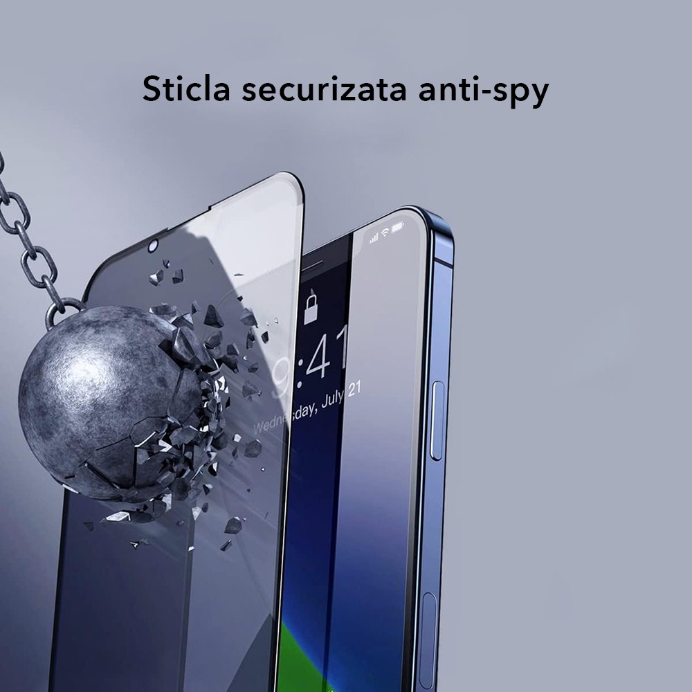 Folie telefon Techsuit din Sticla securizata - Moboid.ro