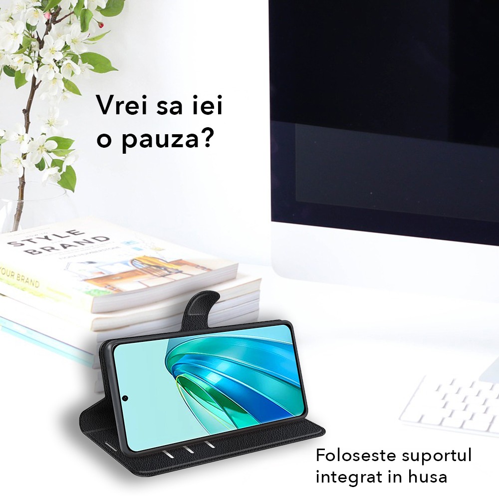 Husa telefon Techsuit din Piele ecologica - Moboid.ro