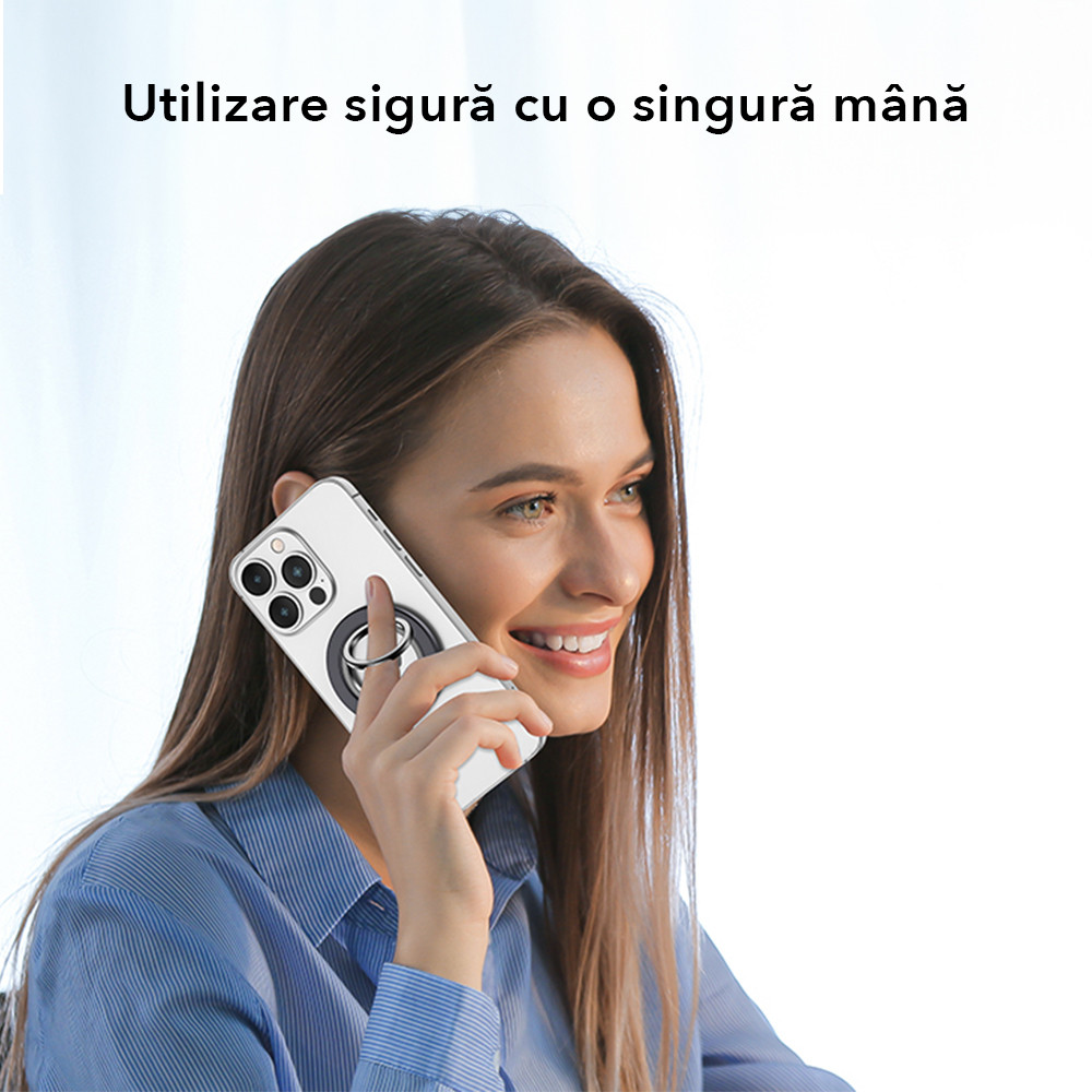 Suport inel pentru telefon Techsuit din Aluminiu - Moboid.ro