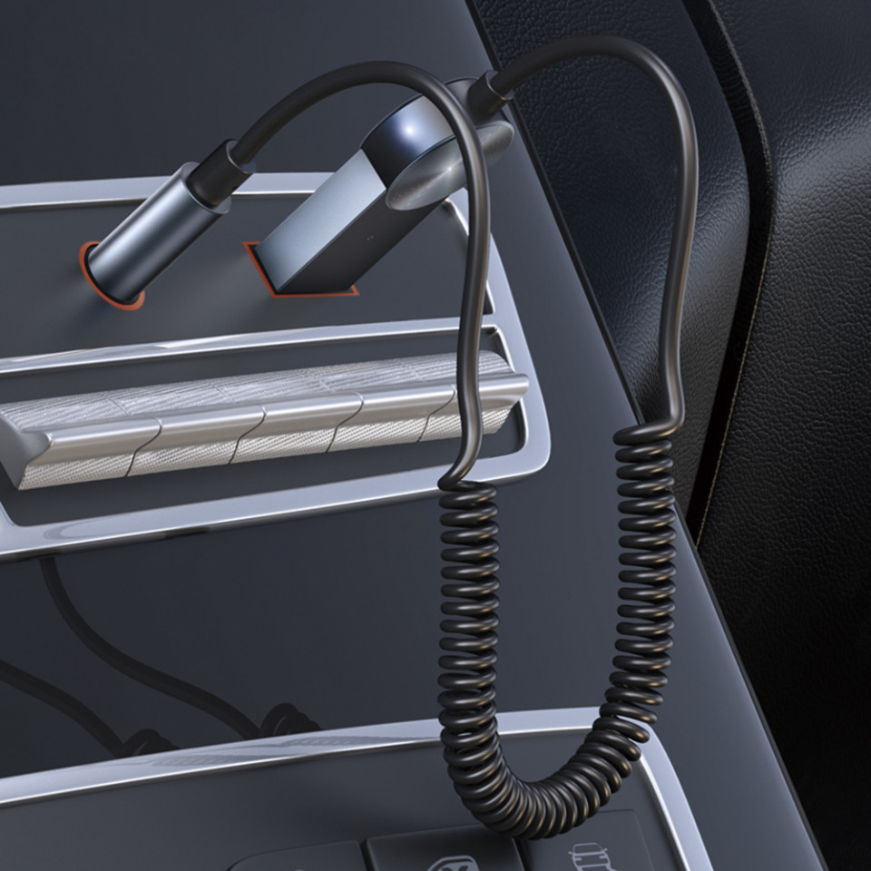 Adaptor Bluetooth Auxiliar Jack, Yesido Wireless Audio - Negru - 1 | YEO