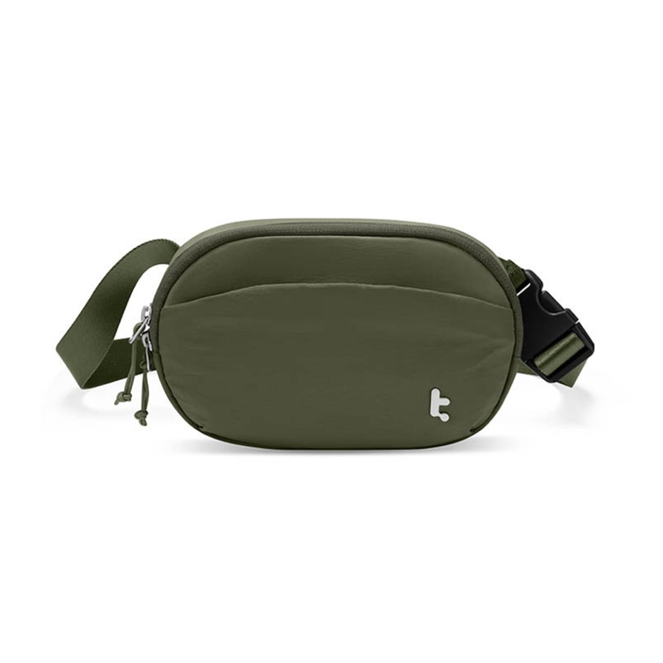 Borseta sport cu fermoar, ajustabila, Unisex, Tomtoc, T32 - Verde