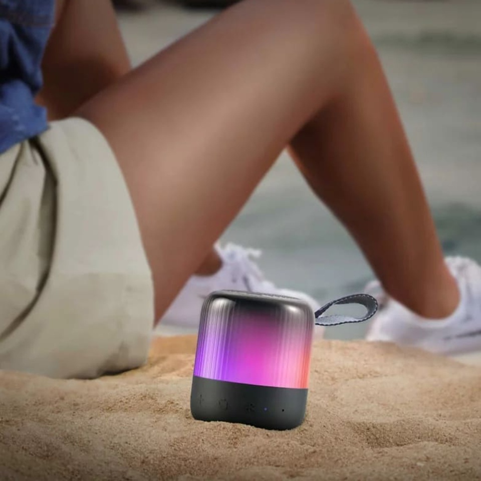 Boxa portabila Anker Wireless Speaker SoundCore Glow Mini, 8W, Autonomie 12 ore, Sunet 360°, IP67, Albastru - 2 | YEO