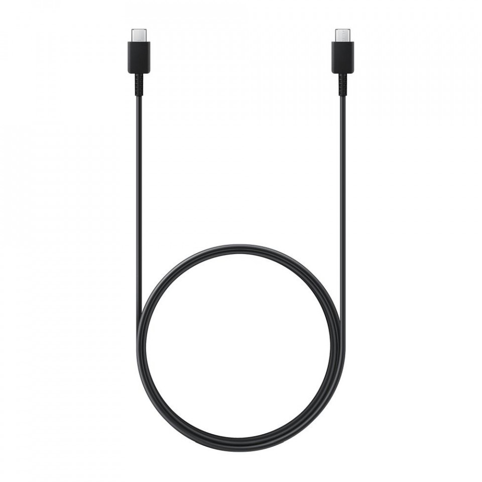 Cablu data Type-C la Type-C, 3A, 1.8M, Original Samsung (EP- DX310JBEGEU) - Negru