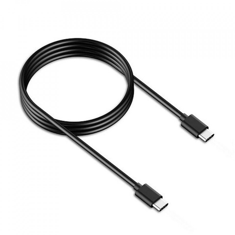 Cablu de Date Type-C la Type-C, 480Mbps, 2.1A, 1m - Samsung (EP-DA905BBE) - Black (Bulk Packing) - 2 | YEO