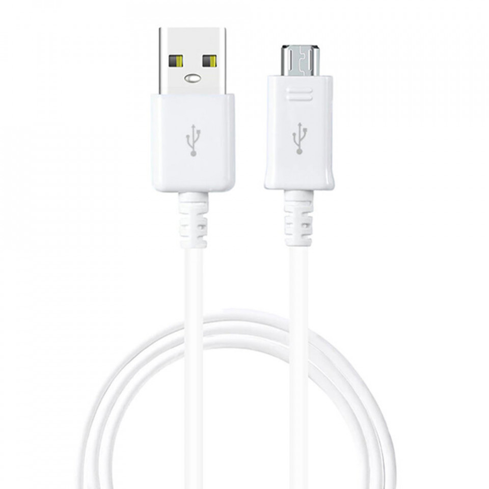 Cablu de Date USB la Micro-USB, 1m - Samsung (ECB-DU4AWE) - White (Bulk Packing)