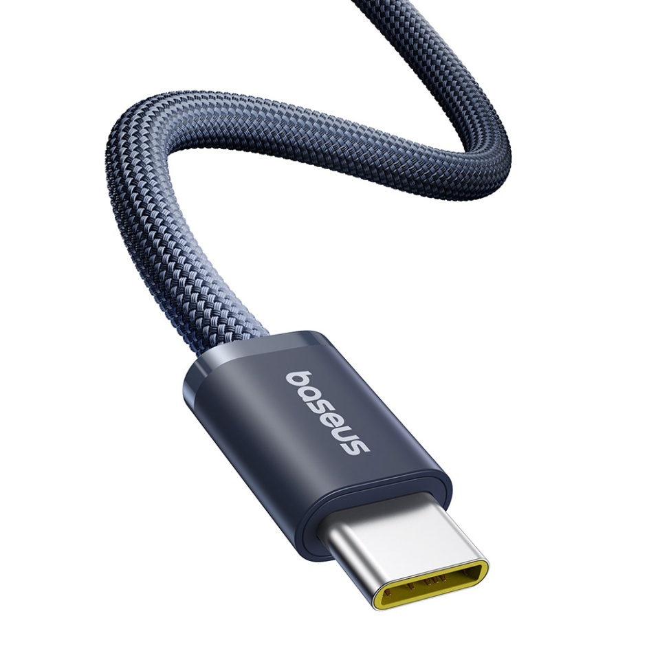 Cablue de date Type-C la Type-C Fast Charge, 100W, 480Mbps, Smart Chip, 1m, Baseus Dynamic 4 Series, Negru - 3 | YEO