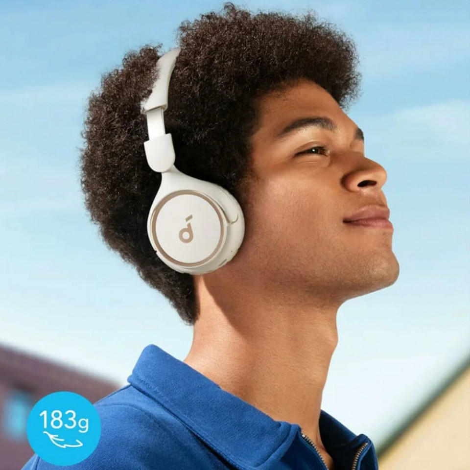 Casti Bluetooth 5.3, pliabile - Anker SoundCore H30i (A3012G21) - White - 1 | YEO