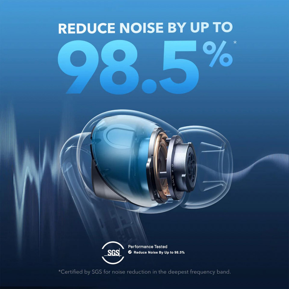 Casti In-Ear Bluetooth 5.3, ANC 2.0, Hi-Res, LDAC, IPX4, Anker SoundCore Liberty 4 NC, (A3947G11) - Black - 2 | YEO
