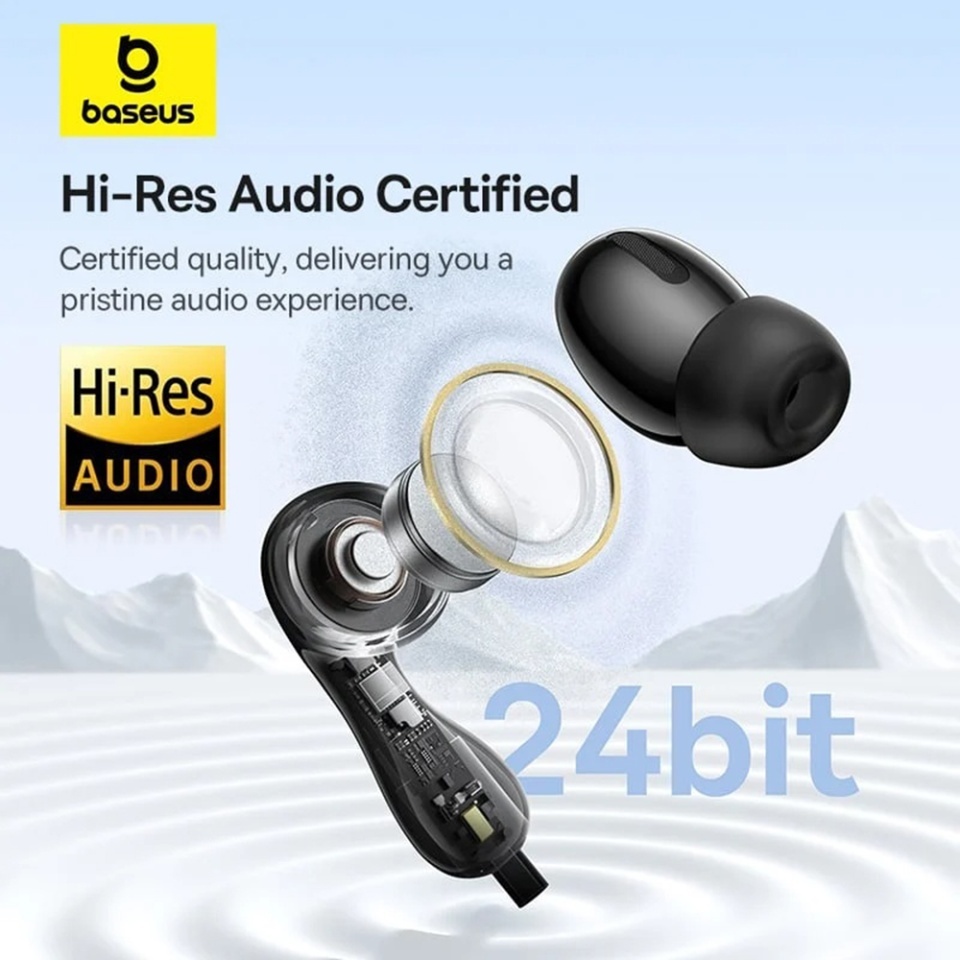 Casti In-Ear cu fir Type-C, Microfon, 20Hz-40kHz, Hi-Res, Baseus Encok CZ20, Negru - 3 | YEO