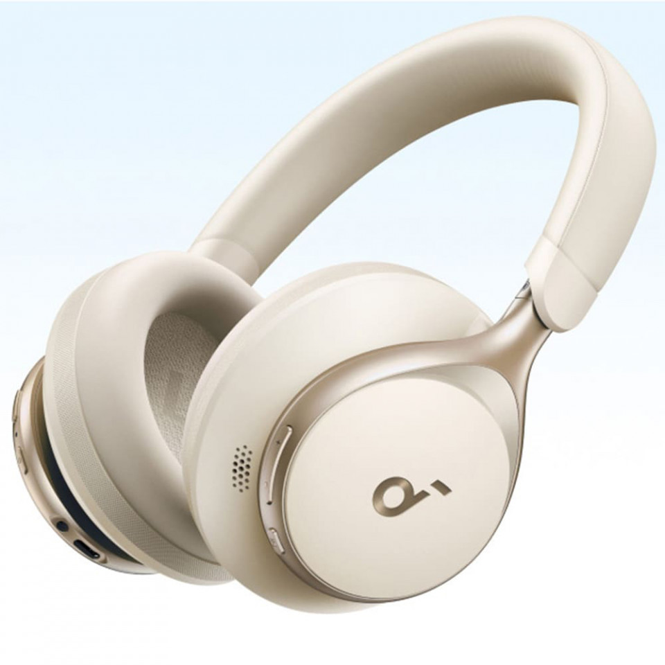 Casti On Ear Wireless Activ Noise Cancelling, BT 5.3, Hi,Res, Anker SoundCore Space One (A3035G11), Black - 2 | YEO