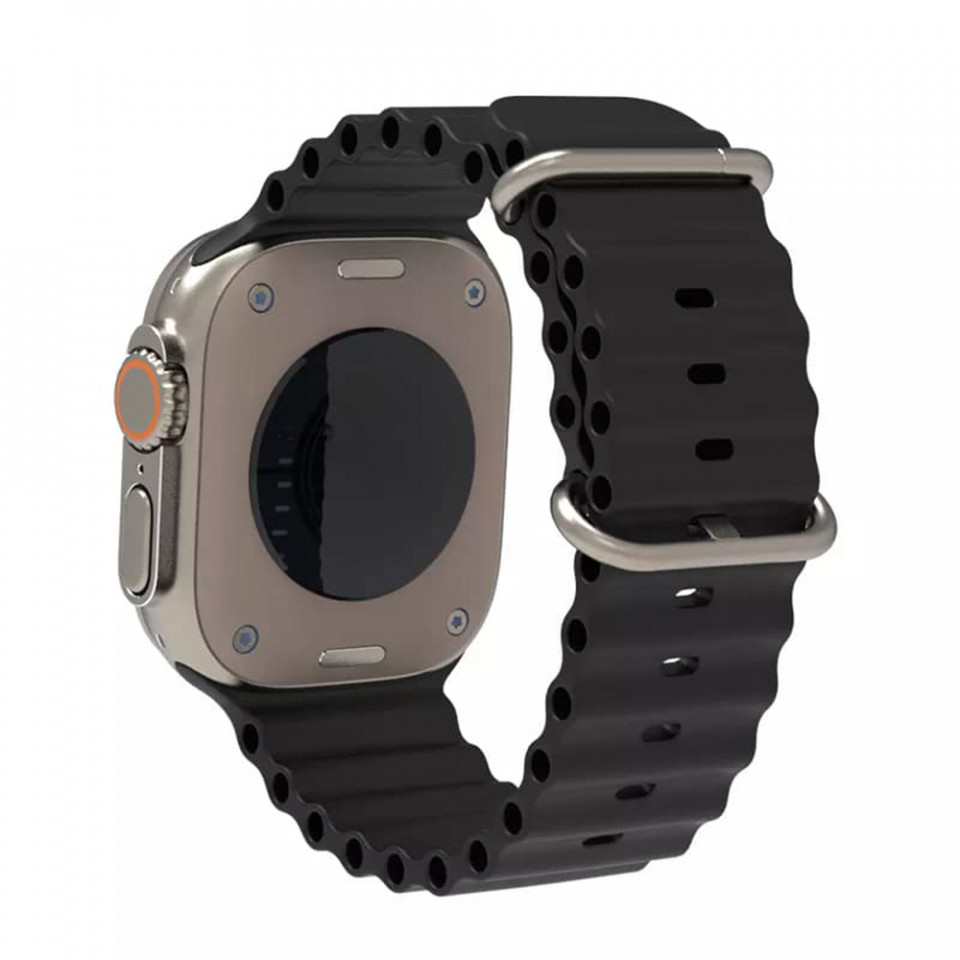Curea Apple Watch (38 mm / 40 mm / 41 mm), Techsuit W038 - Negru - 1 | YEO