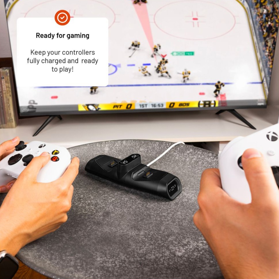 Dock Incarcare Controller Xbox FIXED FIXXB-DCC-BK, Dual Port, Compatibil Xbox Series S/X, Elite, One, LED Status, USB-C, [Culoare necunoscută] - 5