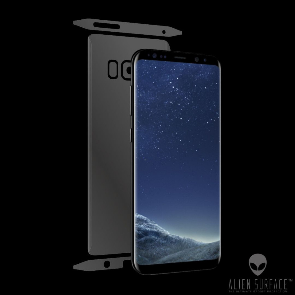 Folie 360° Samsung Galaxy S8 [Ecran+Margini+Spate] Alien Surface - Transparent - 2 | YEO