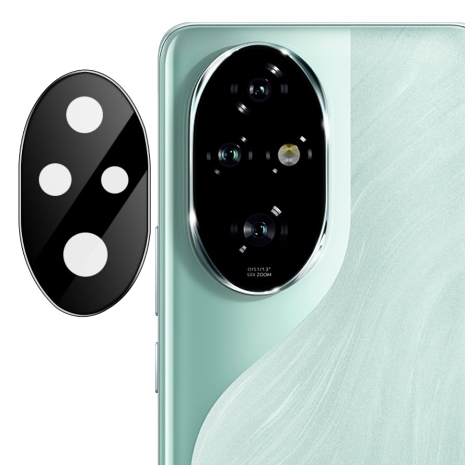 Folie camera pentru Honor 200 Pro, SKYDDAR INNOVATION, Camera Glass Negru, set cu sticker - 2 | YEO
