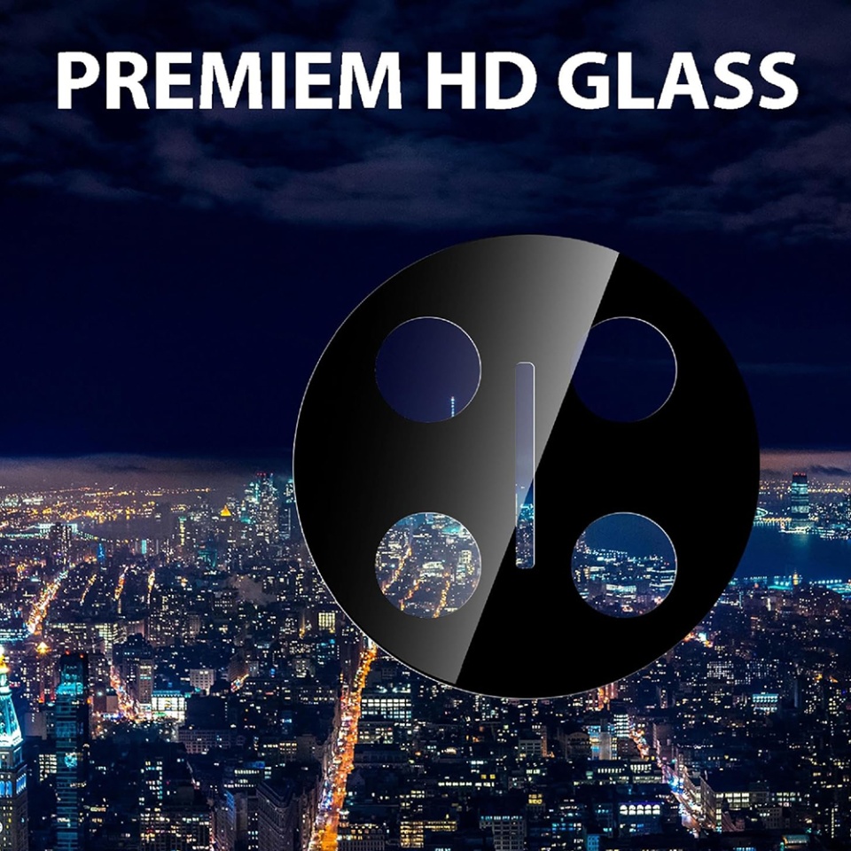 Folie camera pentru Honor X9c / Magic7 Lite, SKYDDAR INNOVATION, Camera Glass Negru, set cu sticker - 3 | YEO