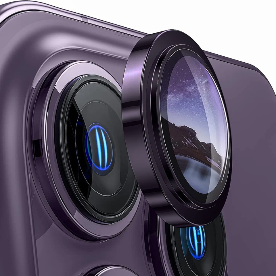 Folie camera pentru iPhone 14 Pro, S+ Camera Glass Protector, Transparent