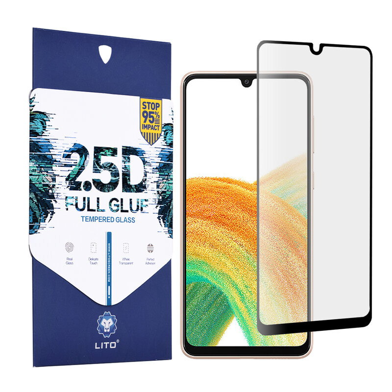 Folie de sticla Huawei Nova 9 SE, 2.5D FullGlue LITO - Negru