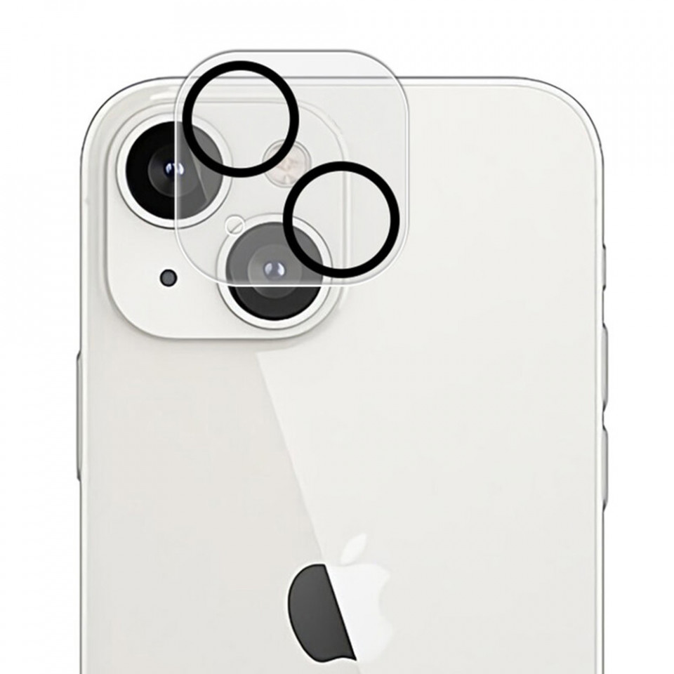 Folie iPhone 14 / 14 Plus, S+ Camera Glass, LITO - Black/Transparent