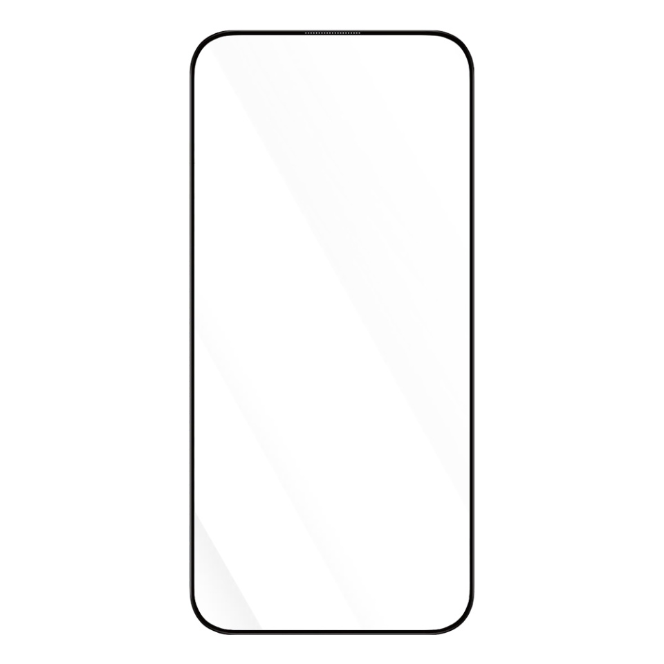Folie pentru iPhone 14 Pro Max / iPhone 15 Plus / iPhone 16 Plus, Sticla Securizata Blueo 3D Invisible Airbag, Anti-Soc, Anti-Amprente, Negru - 1 | YEO