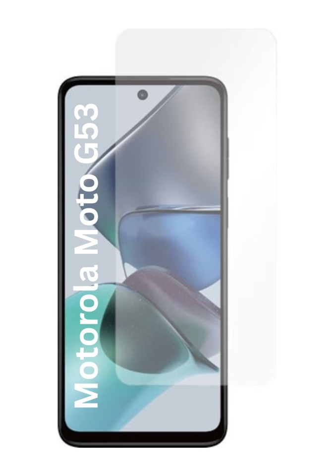 Folie pentru Motorola Moto G53 / Moto G23 / Moto G13, SKYDDAR INNOVATION, Protectie 9H, 0.3mm, Clear Vision, set cu sticker, Transparent