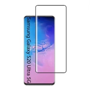 Folie pentru Samsung Galaxy S20 Ultra 5G / Galaxy S20 Ultra, SKYDDAR INNOVATION, Sticla Securizata, Ultra HD, Protectie 111D, Montare Simplă, set cu sticker, Transparent