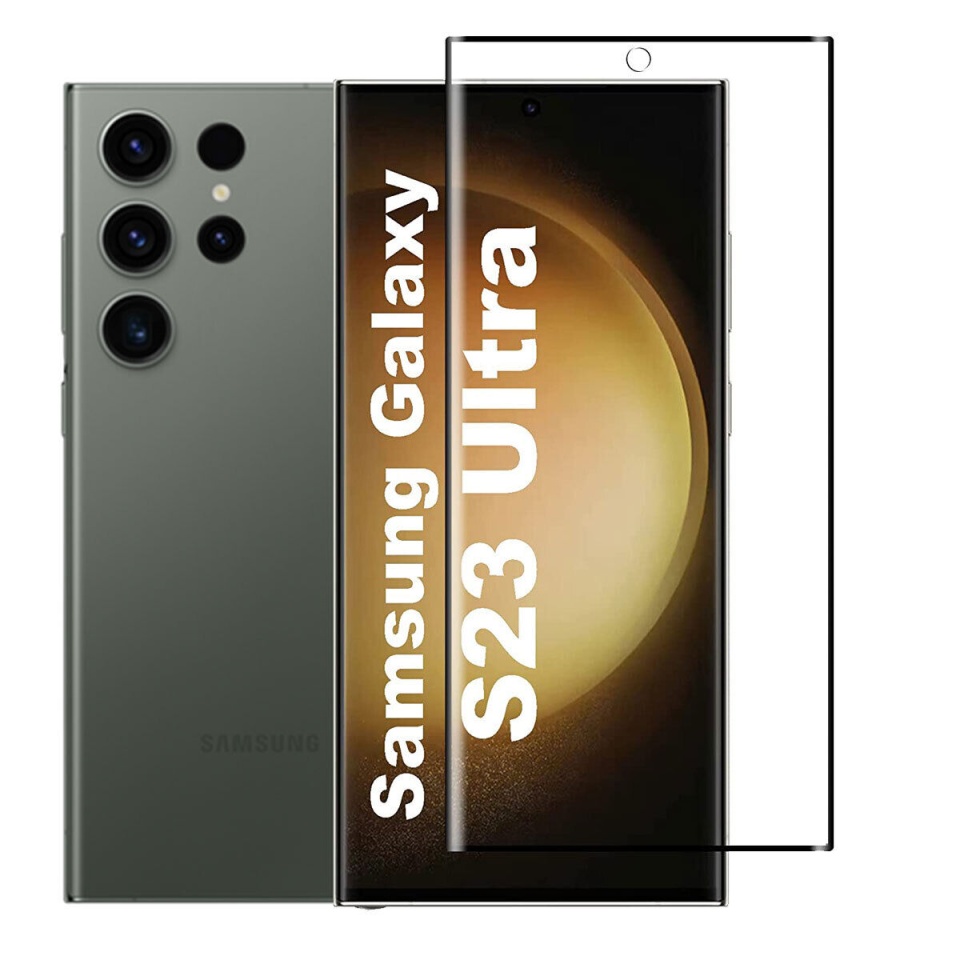 Folie pentru Samsung Galaxy S23 Ultra, Sticla Securizata, Ultra HD, Protectie 9H, Montare Simplă, SKYDDAR 111D - Transparent