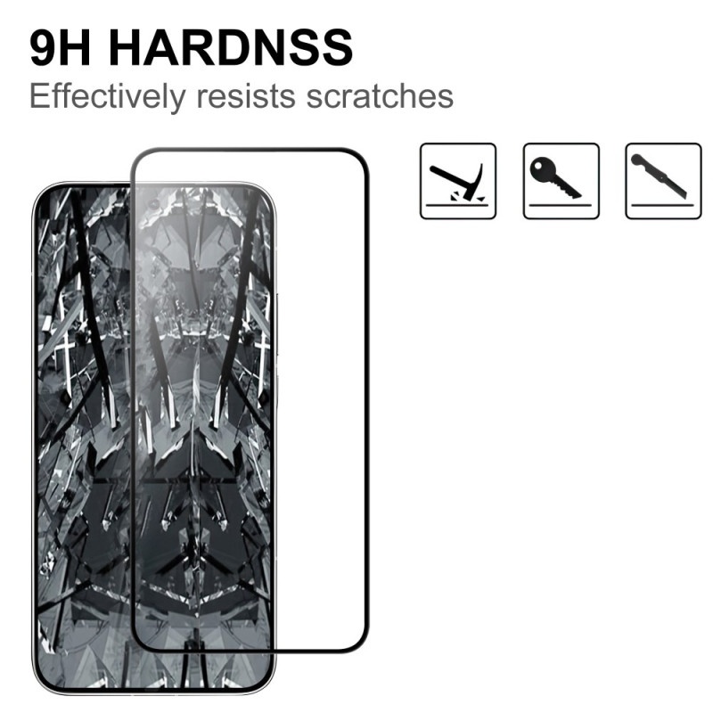 Folie pentru Xiaomi Poco F7, SKYDDAR INNOVATION, Sticla Securizata, Ultra HD, Protectie 111D, Montare Simplă, set cu sticker, Transparent - 3 | YEO
