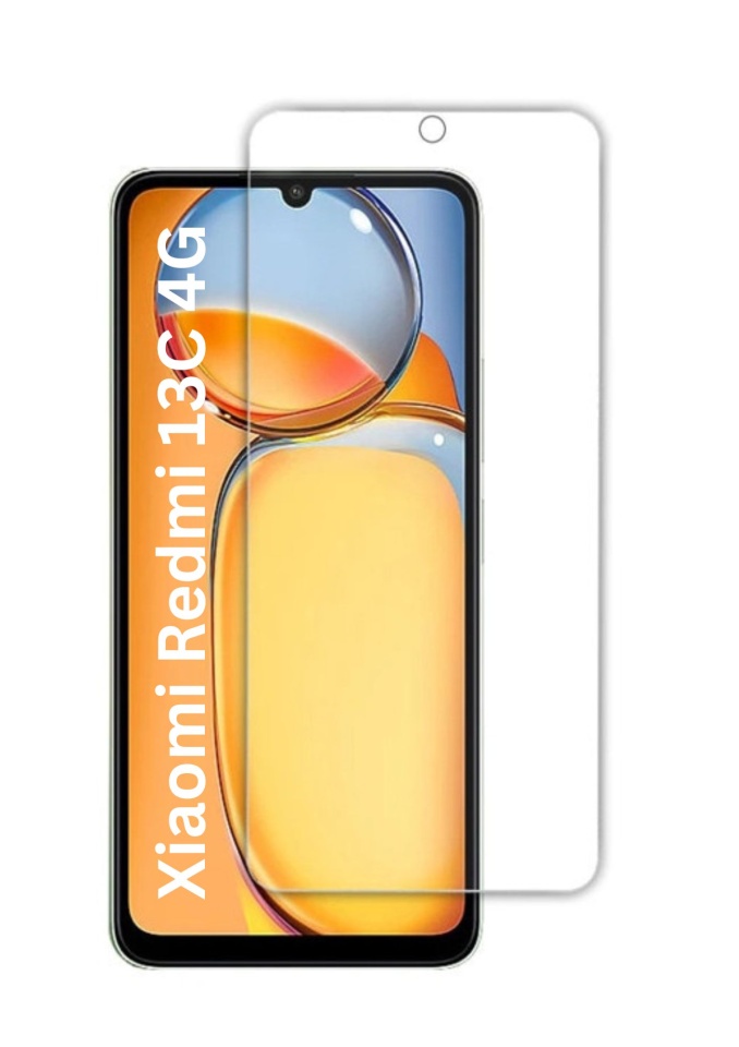 Folie pentru Xiaomi Redmi 13C 4G / Poco C65 / Redmi 13C 5G, SKYDDAR INNOVATION, Protectie 9H, 0.3mm, Clear Vision, set cu sticker, Transparent