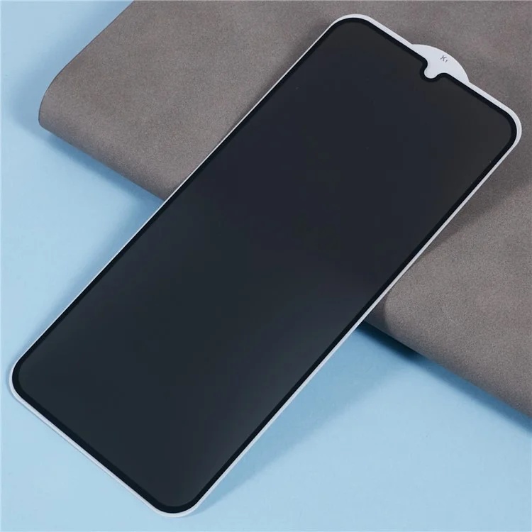 Folie pentru Xiaomi Redmi 14C, Anti-spy Ultra HD, Protectie 9H, Montare Simplă, SKYDDAR 111D Privacy - Black Frame - 1 | YEO