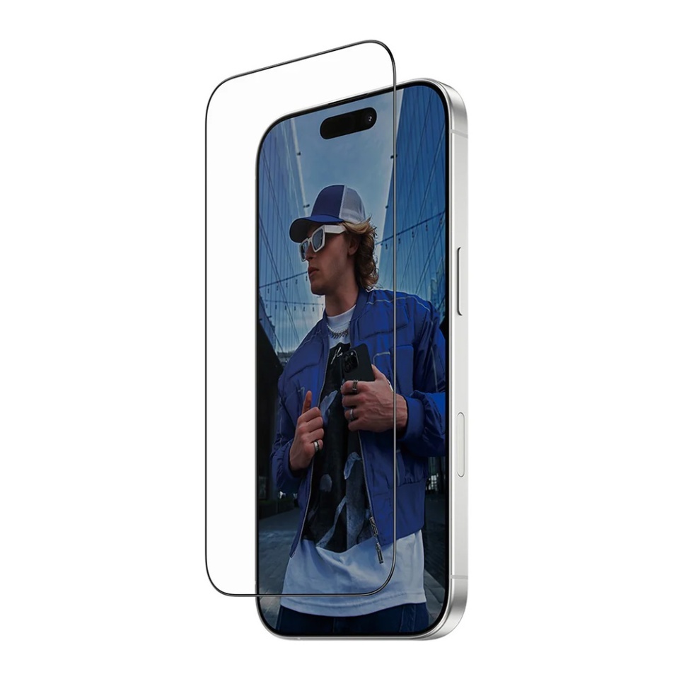 Folie Sticla pentru iPhone 16 Pro / 17, Ultra-Wide Fit w. FASTFIT IN-A-BOX, PanzerGlass, Anti-Soc si Anti-Bule, Transparent - 1 | YEO