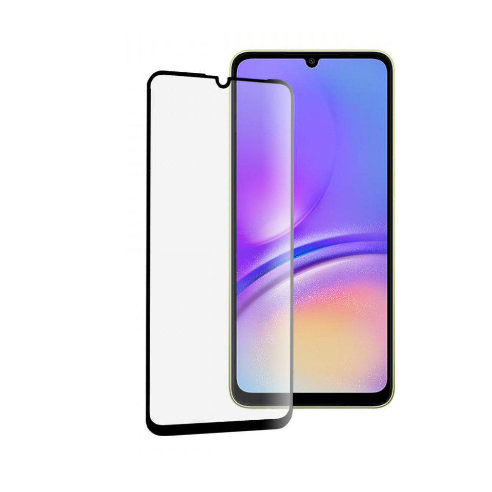 Folie sticla pentru Samsung Galaxy A05 / A05s, full glue, SKYDDAR 9H - Negru