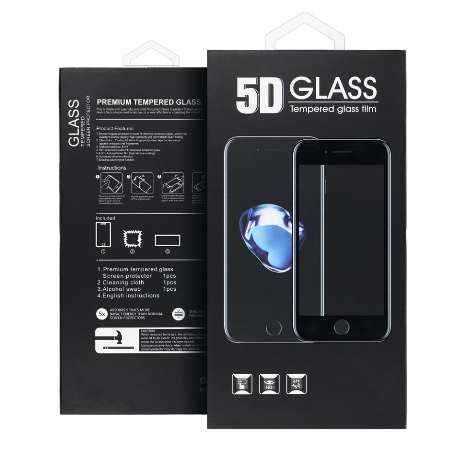 Folie sticla pentru Samsung Galaxy A35 / A55, full glue, SKYDDAR 9H - Negru - 1 | YEO