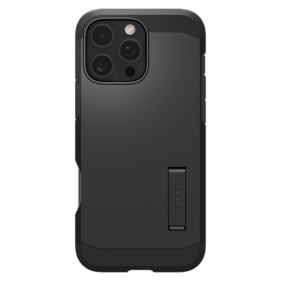 Husa Antisoc iPhone 16 Pro, Spigen Tough Armor - Negru - 4 | YEO