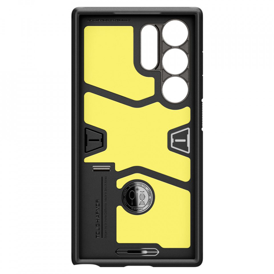 Husa Antisoc Samsung Galaxy S24 Ultra, Spigen Tough Armor - cenusiu - 2 | YEO