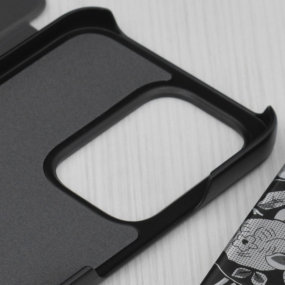 Husa Honor 200 Lite tip carte, Skyddar Eco View Leather - Negru - 2 | YEO