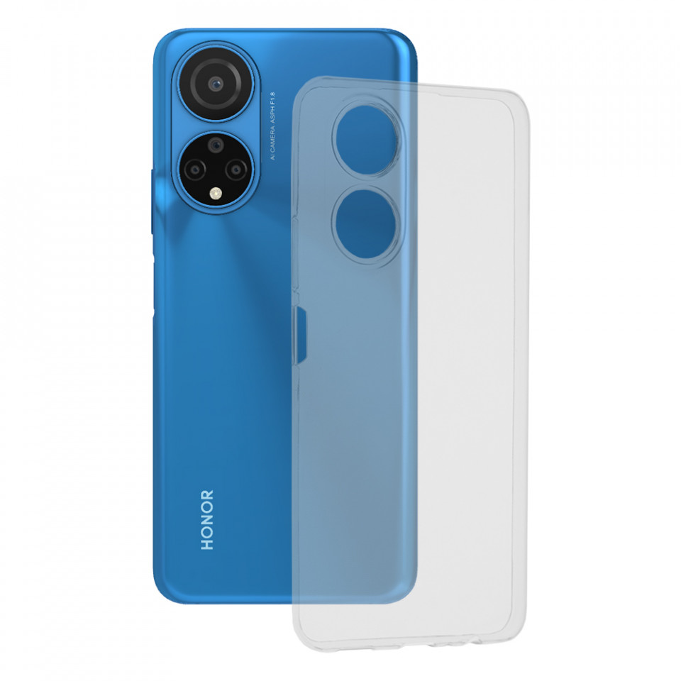 Husa Honor X7 din silicon TPU slim, Techsuit - Transparent