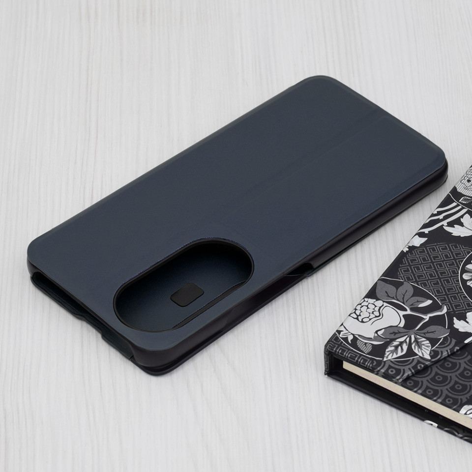Husa Honor X7b tip carte, Skyddar Eco View Leather - Albastru - 2 | YEO