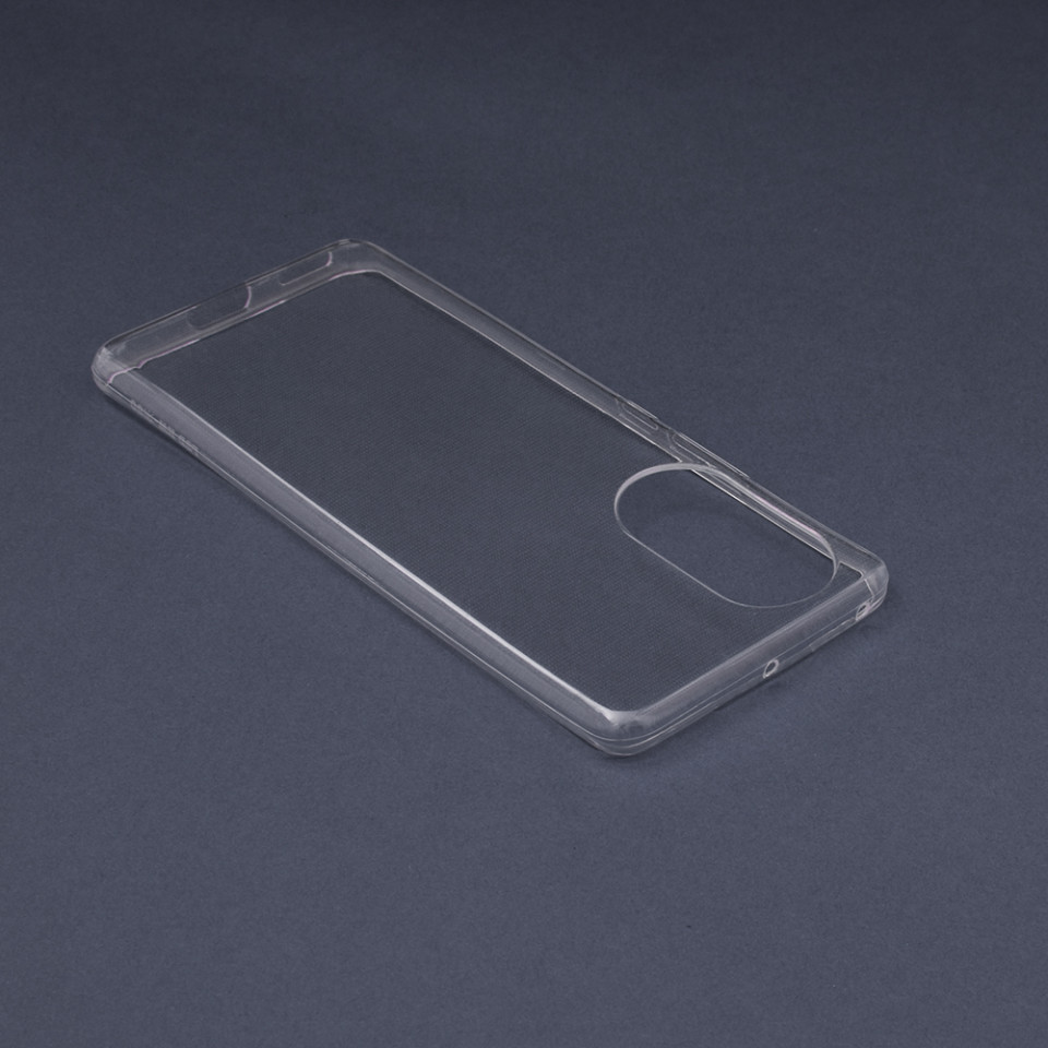 Husa Huawei Nova 9, din silicon TPU slim, Techsuit - Transparent - 2 | YEO