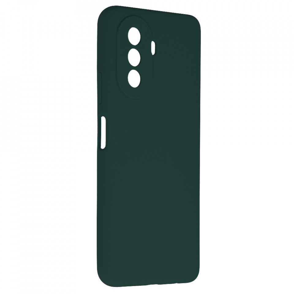 Husa Huawei Nova Y70 din silicon moale, Techsuit Soft Edge - Verde inchis - 3 | YEO